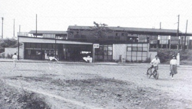昭和３０年代の国立駅北口の写真